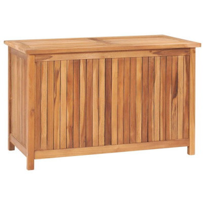 Ladă de depozitare grădină - 90x50x58 cm - lemn masiv de tec