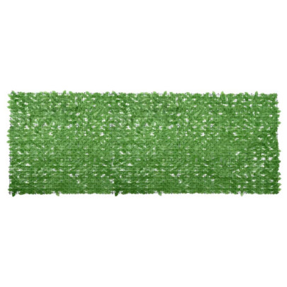 Paravan de balcon - frunze verzi - 400x150 cm