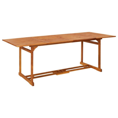 Masă de grădină - 220x90x75 cm - lemn masiv de acacia