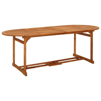 Masă de grădină - 220x90x75 cm - lemn masiv de acacia