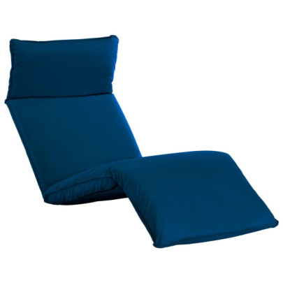 Șezlong pliabil - bleumarin - țesătură oxford