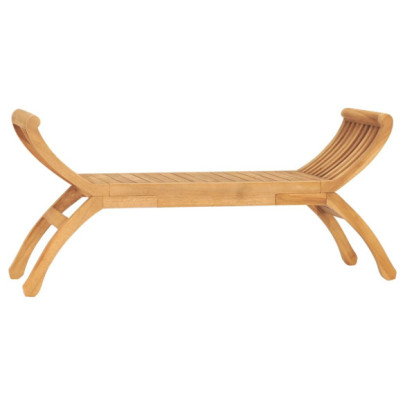 Bancă de grădină - 126 cm - lemn masiv de tec