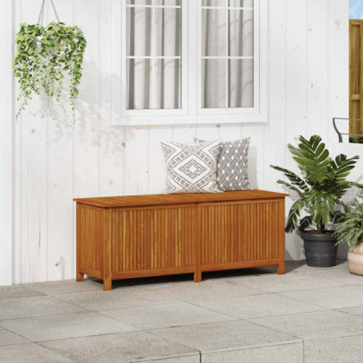 Ladă de depozitare grădină - 150x50x58 cm - lemn masiv de acacia