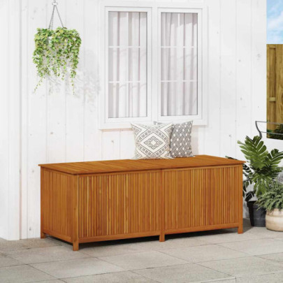 Ladă de depozitare grădină - 200x80x75 cm - lemn masiv de acacia