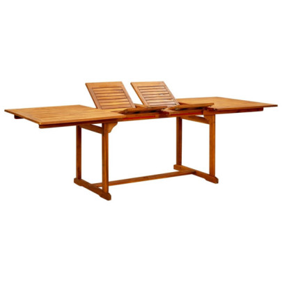 Masă de grădină - (160-240)x100x75 cm - lemn masiv de acacia