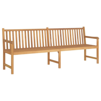 Bancă de grădină - 228 cm - lemn masiv de tec