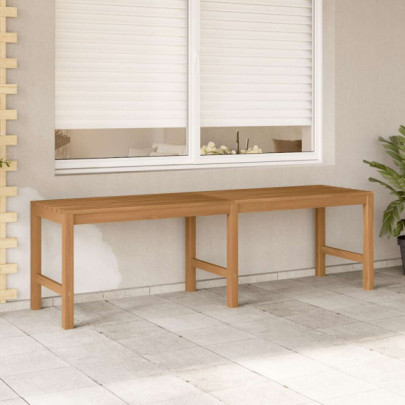 Bancă de grădină - 150 cm - lemn masiv de tec