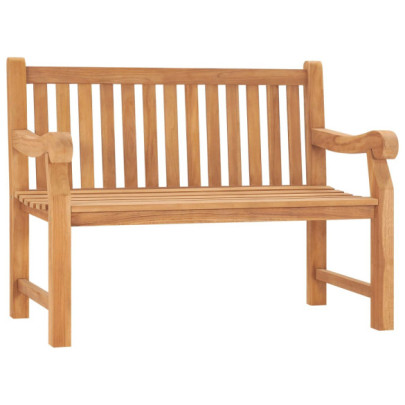 Bancă de grădină - 114 cm - lemn masiv de tec