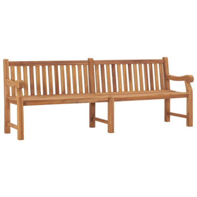 Bancă de grădină - 228 cm - lemn masiv de tec