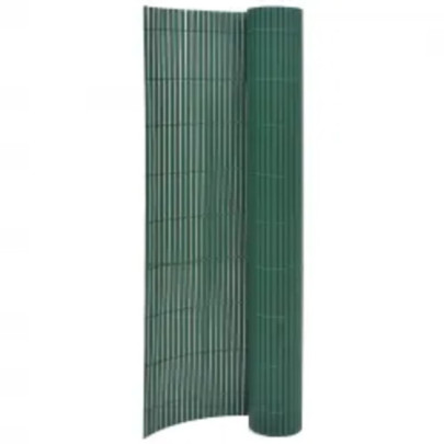 Gard pentru grădină cu 2 fețe - verde - 110x500 cm