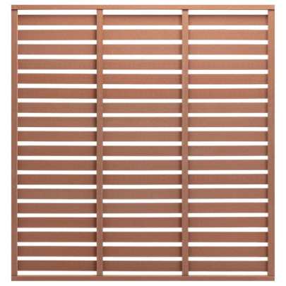 Panou de gard - maro - 180x180 cm - WPC