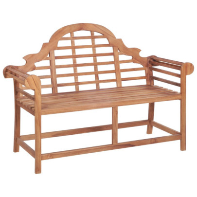 Bancă de grădină - 127x58,5x92,5 cm - lemn masiv de tec
