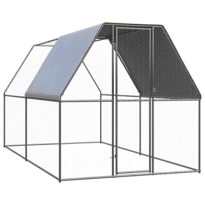 Coteț de păsări - 2x4x2 m - oțel galvanizat