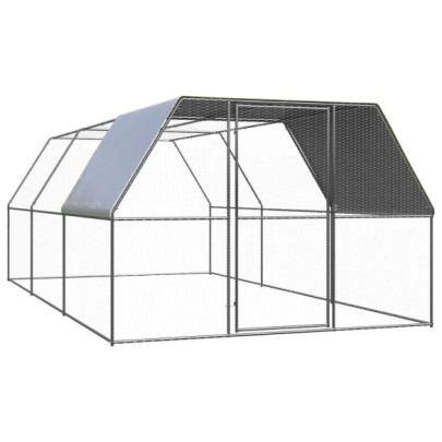 Coteț de păsări - 3x6x2 m - oțel galvanizat