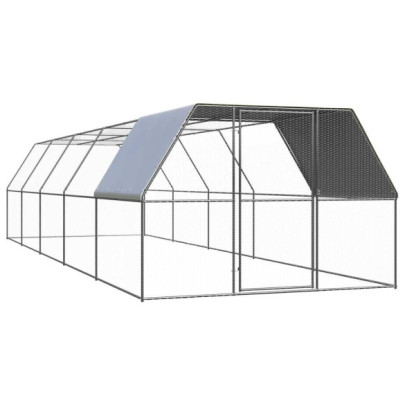 Coteț de păsări - 3x10x2 m - oțel galvanizat