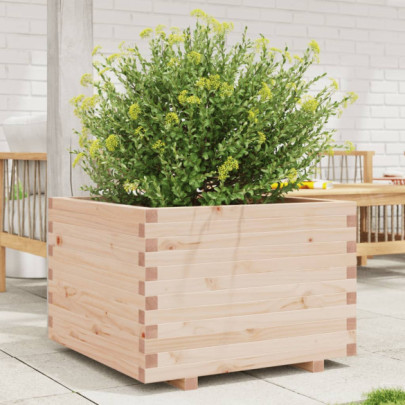 Jardinieră de grădină - 70x70x49,5 cm - lemn masiv de pin