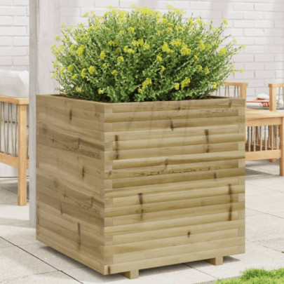 Jardinieră de grădină - 70x70x72,5 cm - lemn de pin impregnat