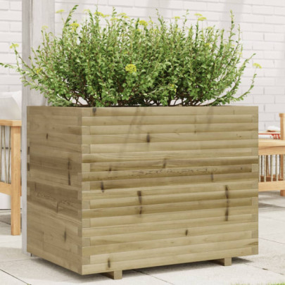 Jardinieră de grădină - 90x60x72,5 cm - lemn de pin impregnat