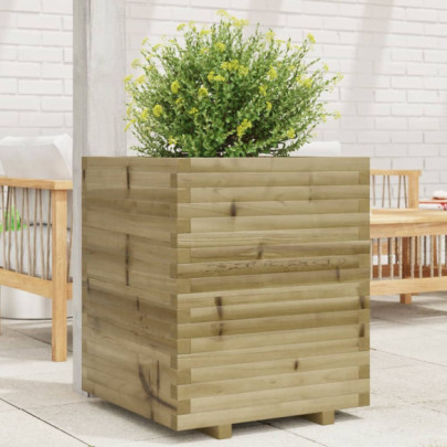 Jardinieră de grădină - 60x60x72 cm - lemn de pin impregnat