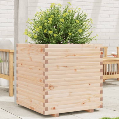 Jardinieră de grădină - 70x70x72 cm - lemn masiv de pin