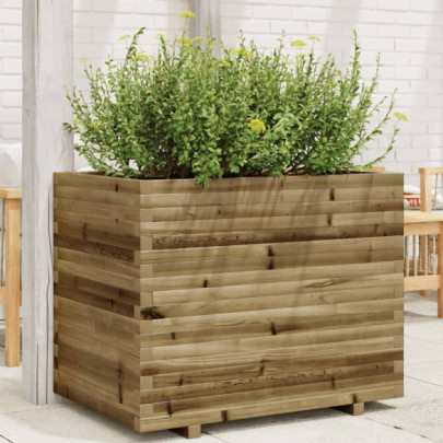 Jardinieră de grădină - 90x60x72 cm - lemn de pin impregnat