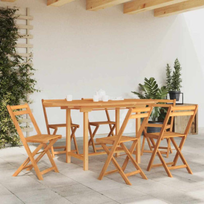 Masă extensibilă de grădină 110-160x80x75 cm lemn masiv de tec