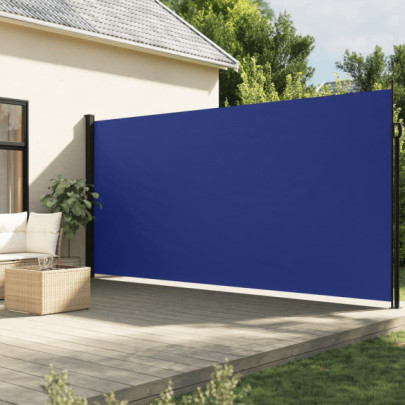 Copertina laterală retractabilă - albastru - 200x500 cm