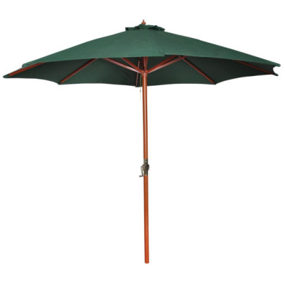 Umbrelă de soare - verde - 258 cm