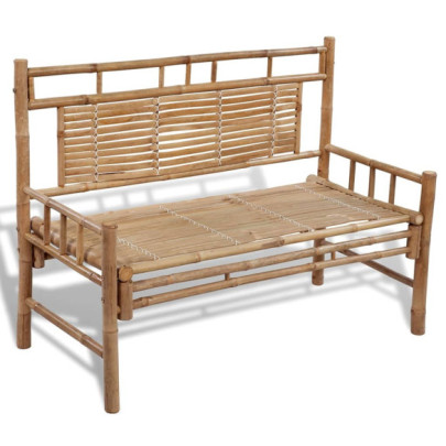Bancă de grădină - 120 cm - bambus