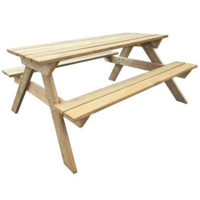 Masă de picnic - 150 x 135 x 71,5 cm - lemn
