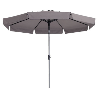 Umbrelă de soare de grădină Flores Luxe - taupe - 300 cm rotundă