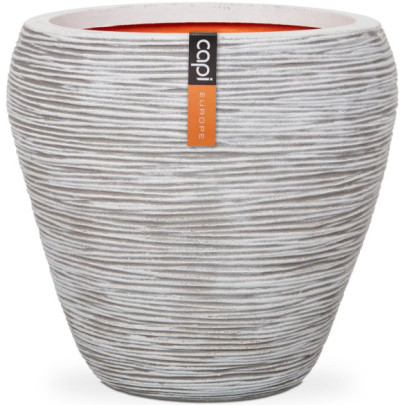 Vas de plante Nature Rib - ivoar - 42x38 cm - conic - KOFI362