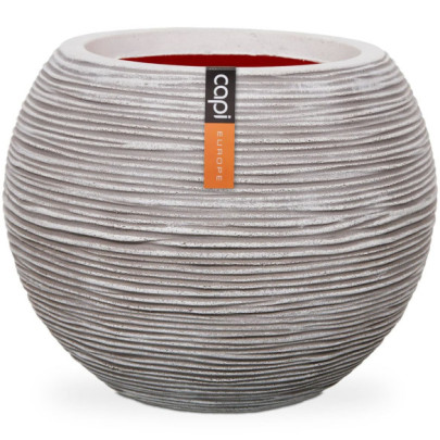 Vas de plante Nature Rib - ivoar - 40x32 cm - bilă - KOFI270