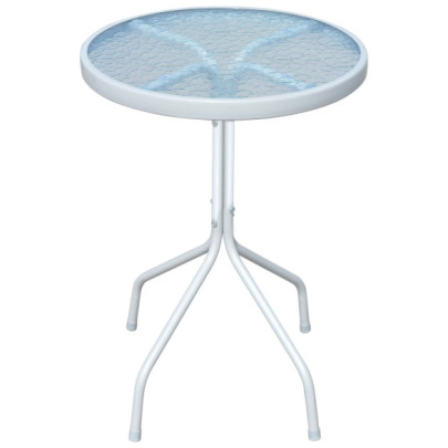 Masă de bistro - gri - 50 x 71 cm - oțel