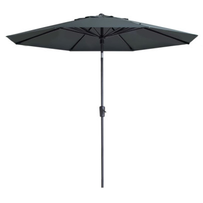 Umbrelă de soare de grădină Paros II Luxe - gri - 300 cm