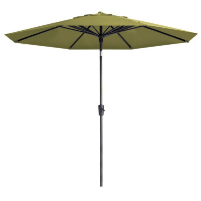 Umbrelă de soare de grădină Paros II Luxe verde salvie - 300 cm