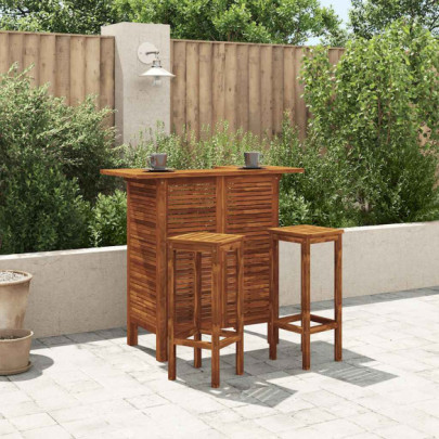 Masă de bar - 110 x 50 x 105 cm - lemn masiv de acacia
