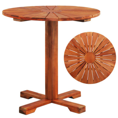 Masă de bistro - 70 x 70 cm - lemn masiv de acacia