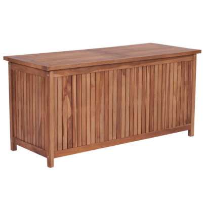Ladă de depozitare grădină - 120 x 50 x 58 cm - lemn masiv de tec