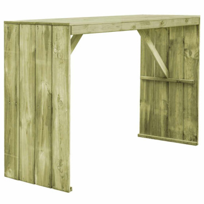 Masă de bar - 170 x 60 x 110 cm - lemn de pin tratat