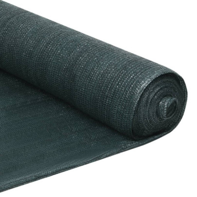 Plasă protecție vizuală - verde - 2x25 m - HDPE