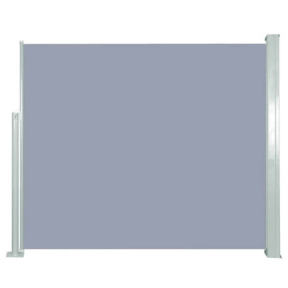 Copertină laterală retractabilă - gri - 120x300 cm