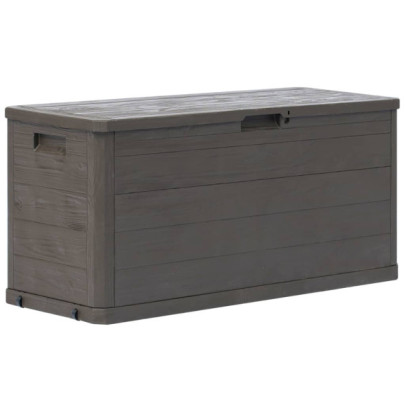 Ladă de depozitare pentru grădină - maro - 280 L