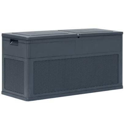 Ladă de depozitare de grădină - antracit - 320 L