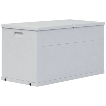 Ladă de depozitare pentru grădină - gri deschis - 420 L