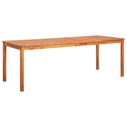 Masă de grădină - 215 x 90 x 74 cm - lemn masiv de acacia