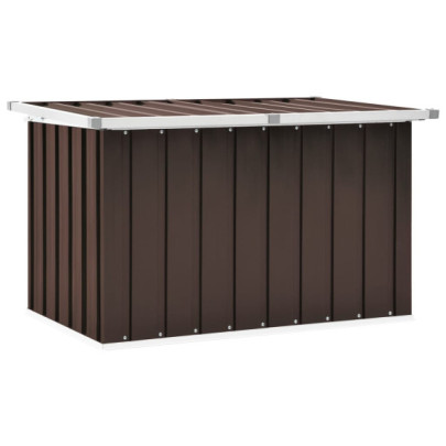 Ladă de depozitare pentru grădină - maro - 109 x 67 x 65 cm