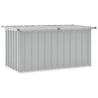 Ladă de depozitare pentru grădină - gri - 129x67x65 cm