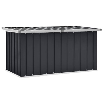 Ladă de depozitare pentru grădină - antracit - 129 x 67 x 65 cm