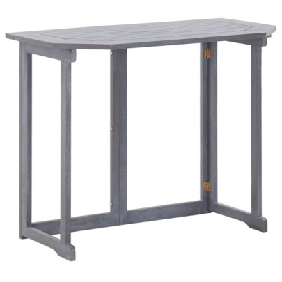 Masă de balcon pliabilă - 90x50x74 cm - lemn masiv de acacia